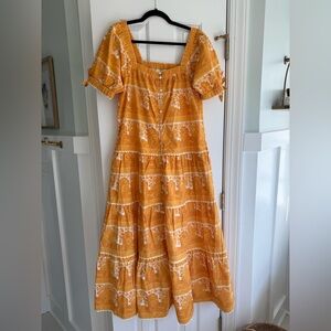 Cleobella Yellow maxi dress, medium